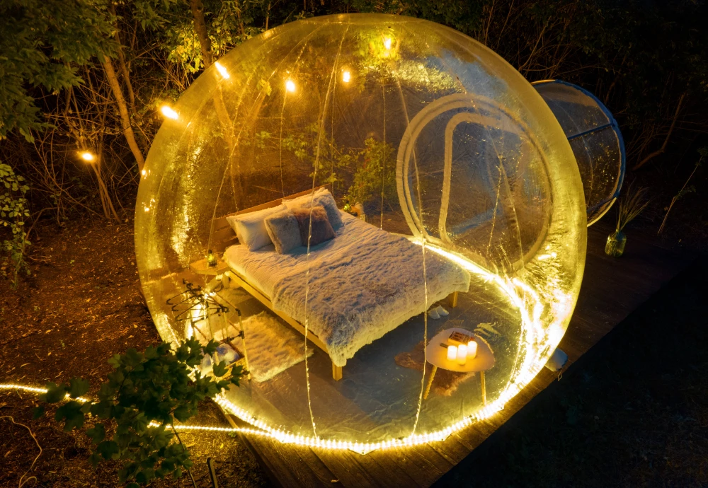 bubble clear tent