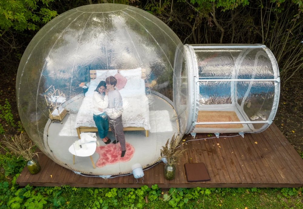 bubble clear tent